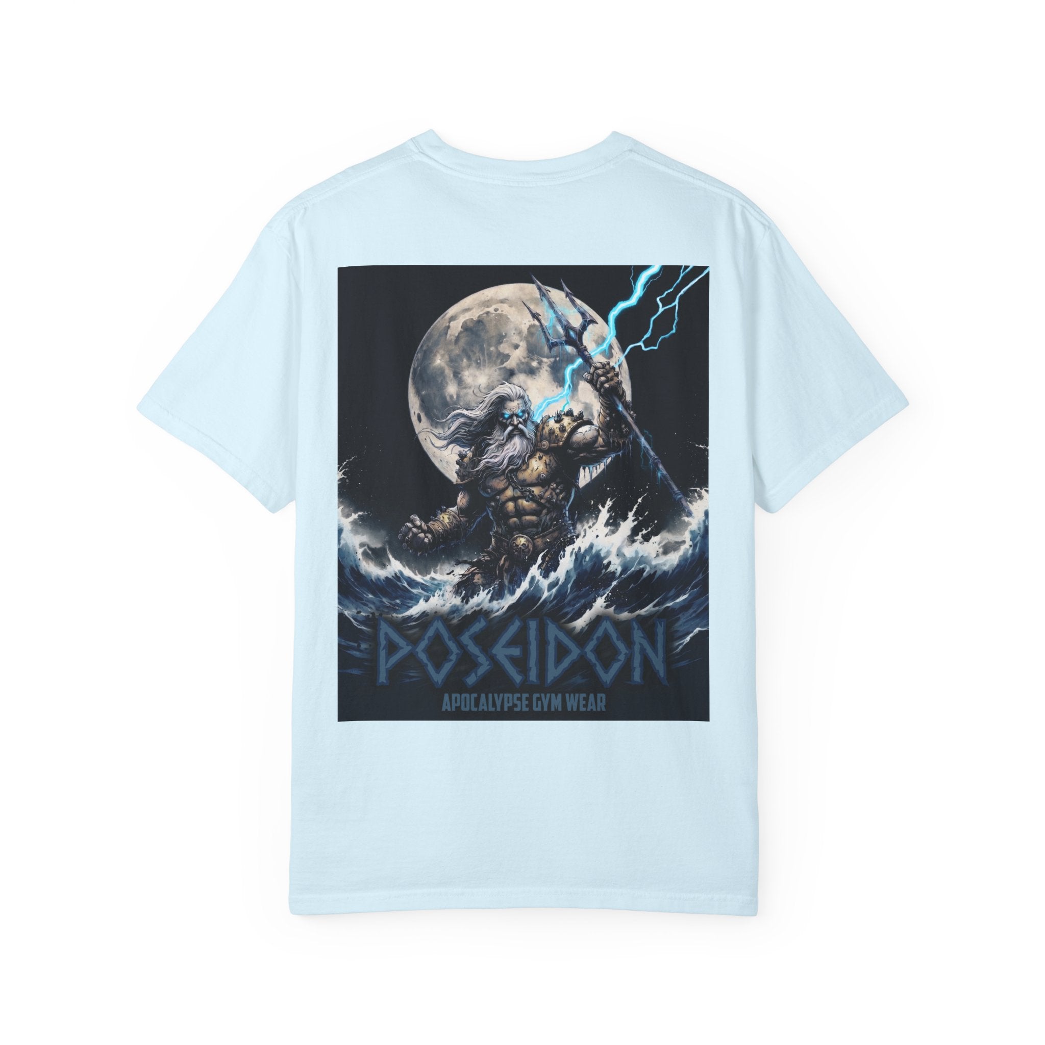Poseidon Trident Graphic T-Shirt | Mythology Ocean Wave Tee