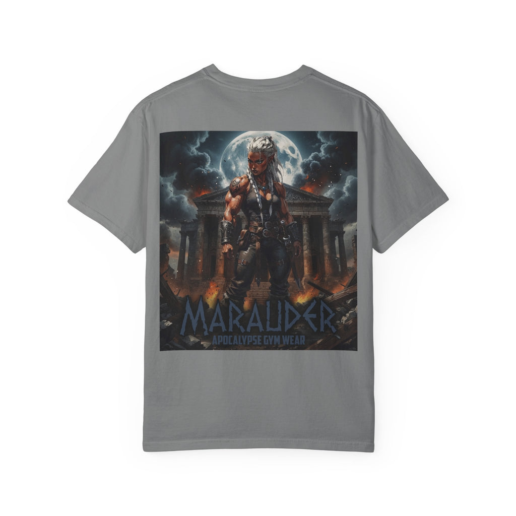Apocalypse Marauder Pump Cover - Heavyweight Bodybuilding Shirt - Dark Fantasy Gym Wear - Oversized Powerlifting Graphic Tee