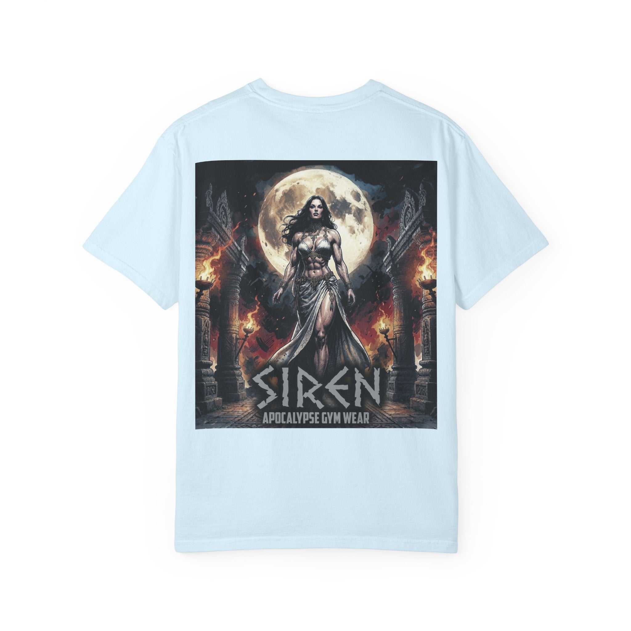 Siren Moon Warrior T-shirt | Gothic Fantasy Graphic Tee