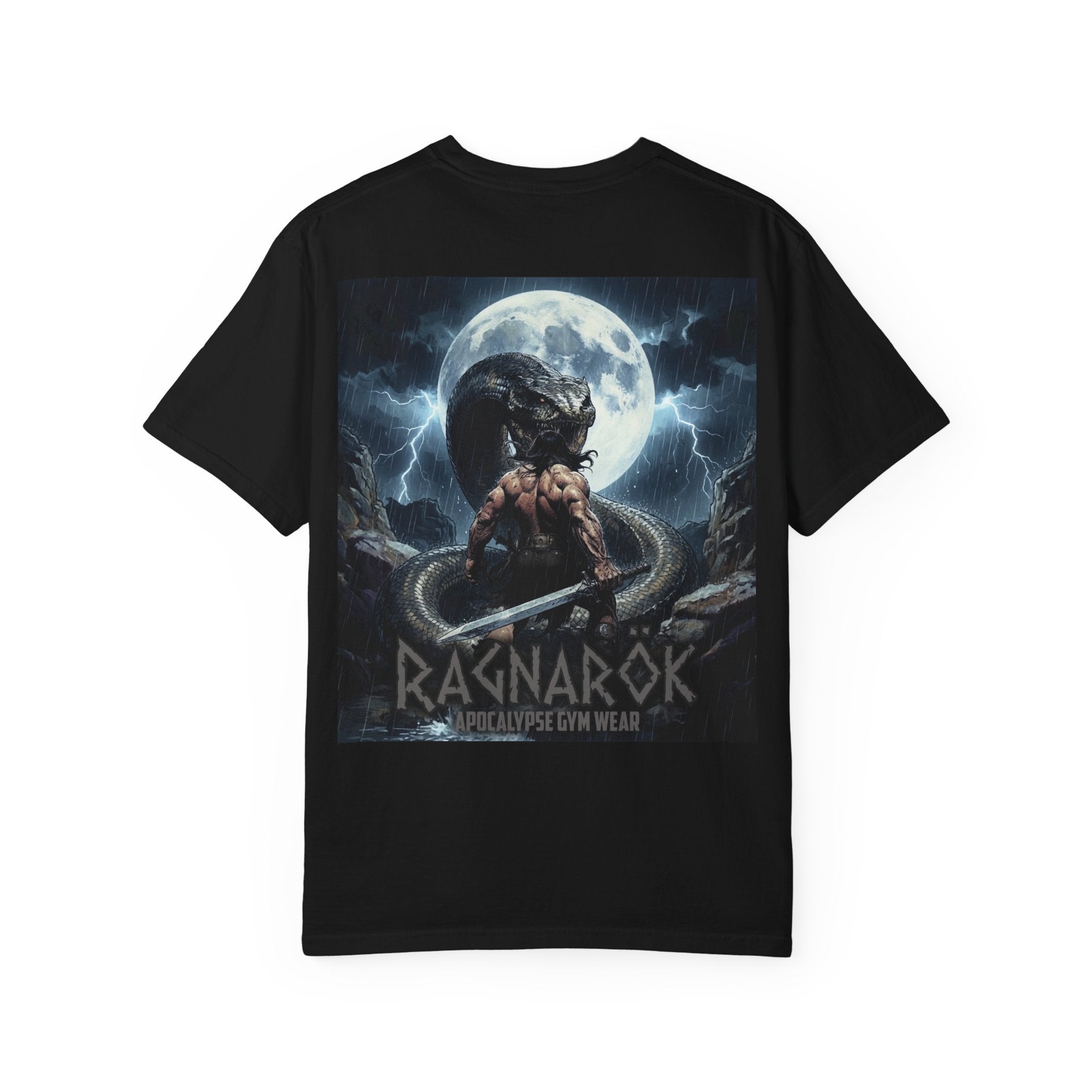 Ragnarok Viking T-Shirt — Moonlit Warrior Graphic Tee