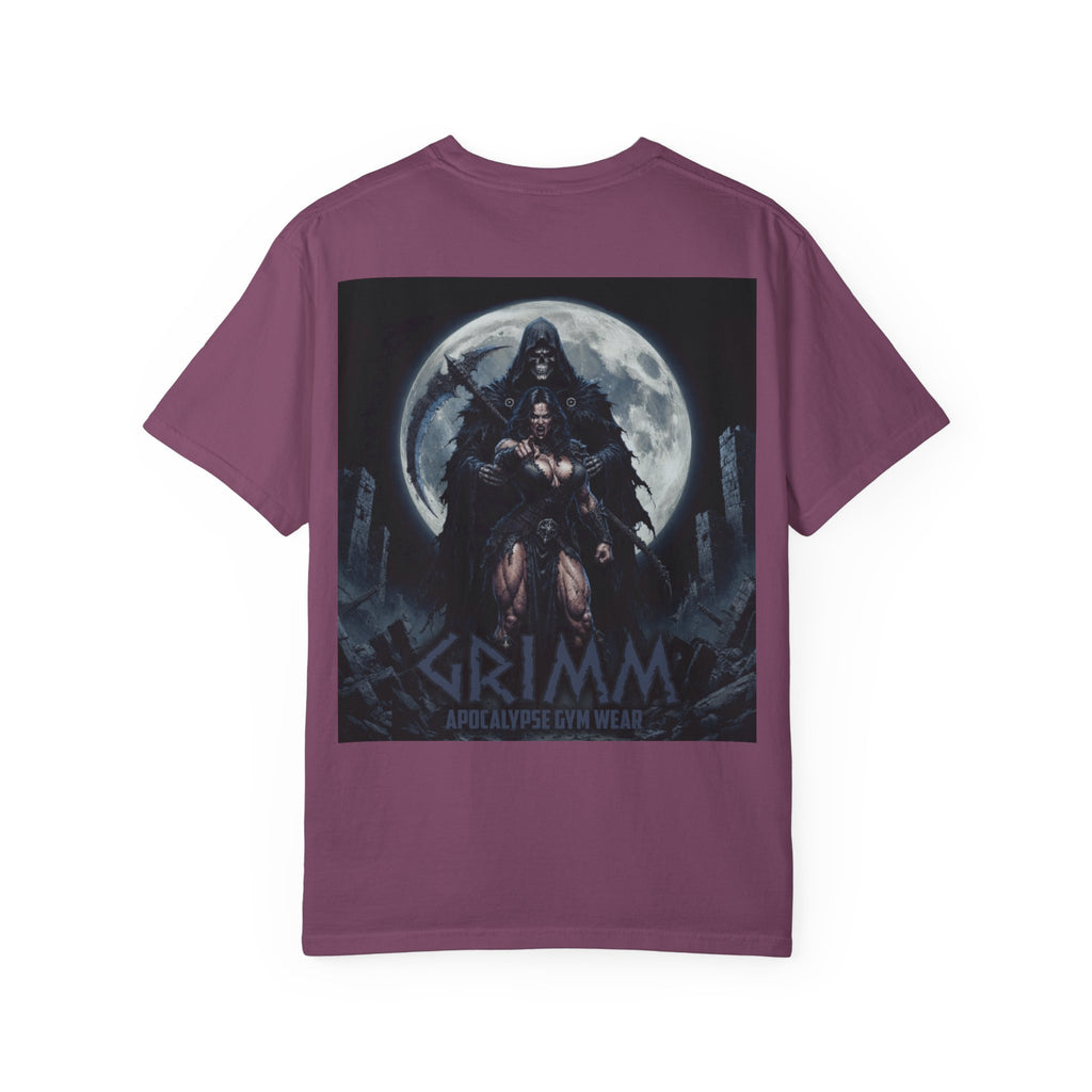 Grimm Apocalypse T-Shirt | Dark Fantasy Skull Chest Logo