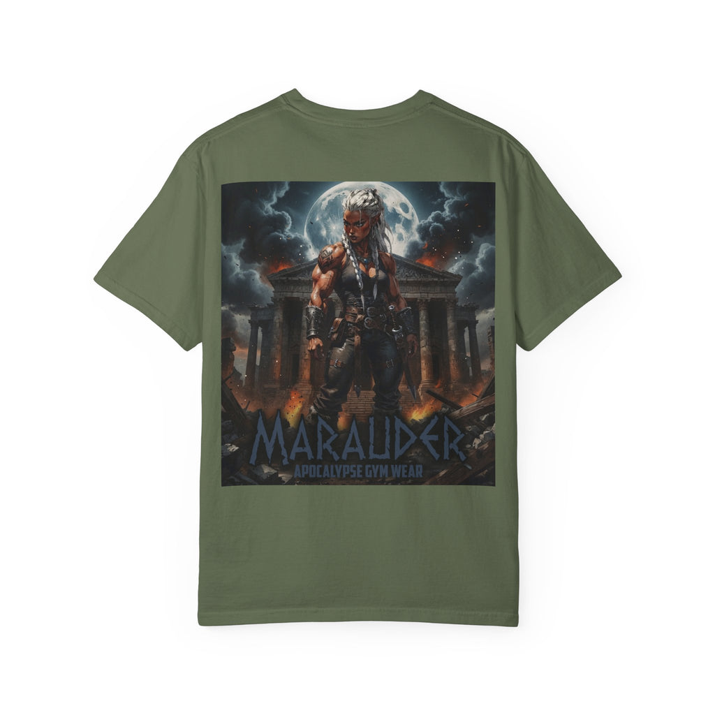 Apocalypse Marauder Pump Cover - Heavyweight Bodybuilding Shirt - Dark Fantasy Gym Wear - Oversized Powerlifting Graphic Tee