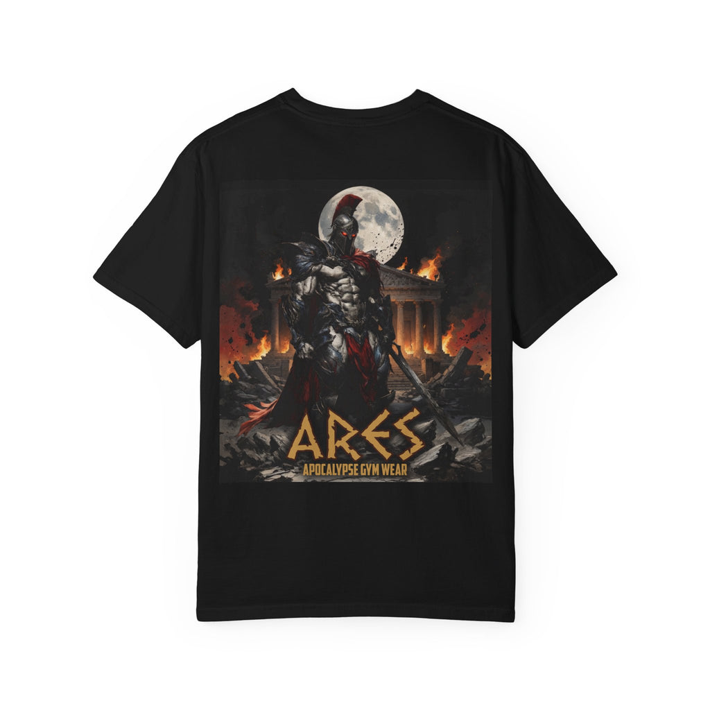 Ares Warrior T-Shirt — Mythic Spartan Graphic Tee (Apocalypse Gym Wear)