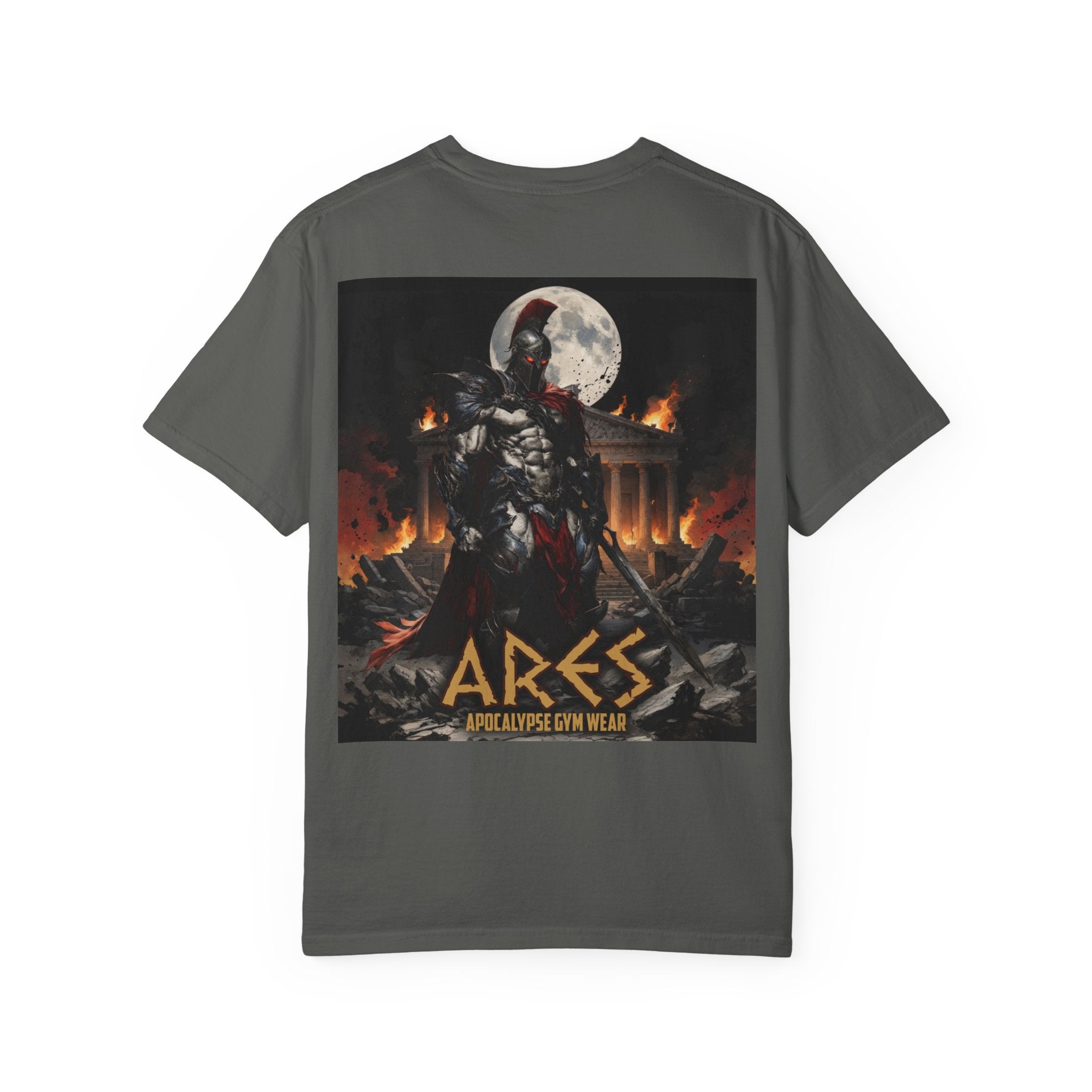 Ares Warrior T-Shirt — Mythic Spartan Graphic Tee (Apocalypse Gym Wear)