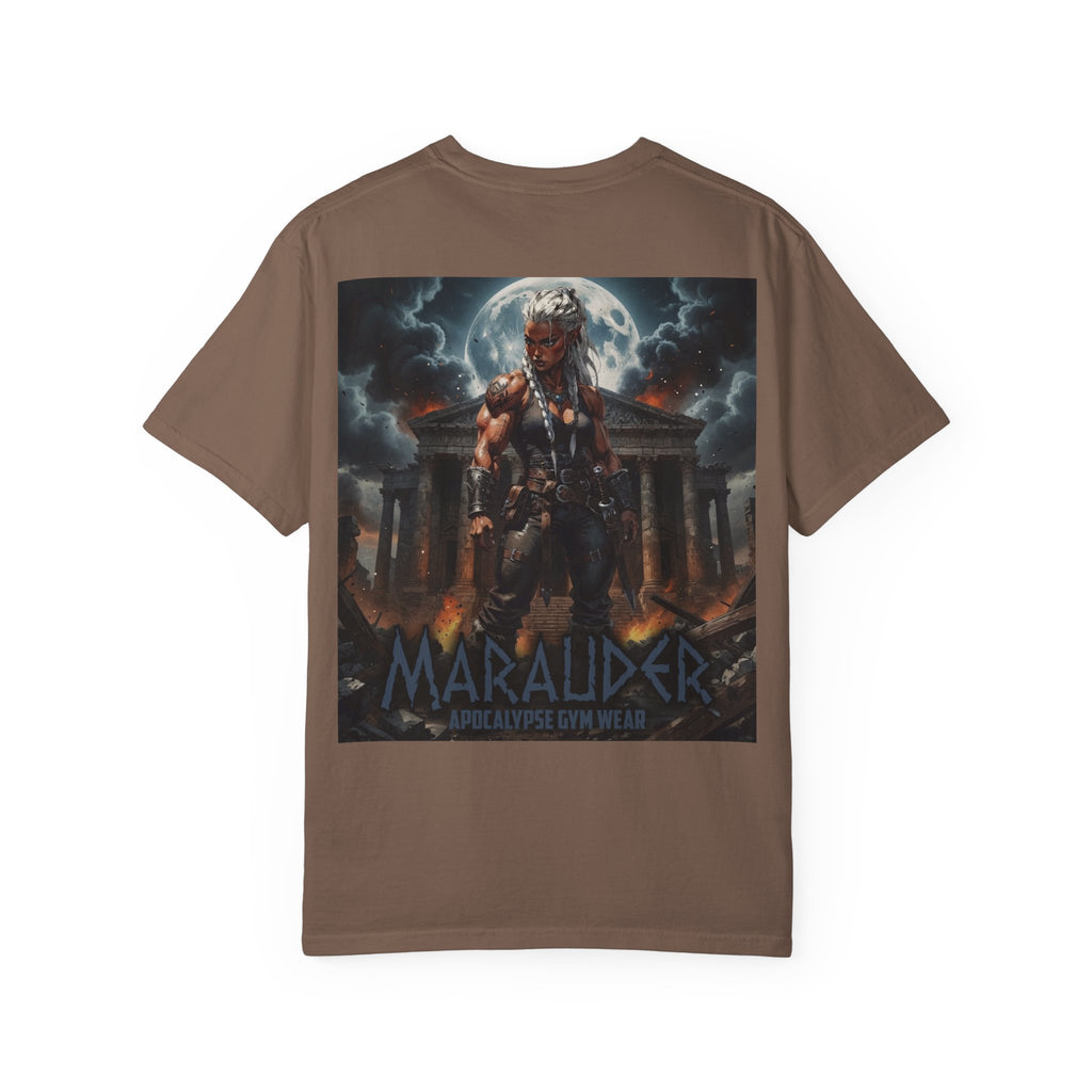 Apocalypse Marauder Pump Cover - Heavyweight Bodybuilding Shirt - Dark Fantasy Gym Wear - Oversized Powerlifting Graphic Tee