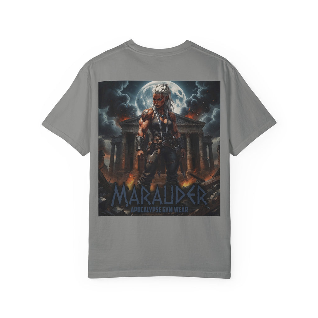 Apocalypse Marauder Pump Cover - Heavyweight Bodybuilding Shirt - Dark Fantasy Gym Wear - Oversized Powerlifting Graphic Tee
