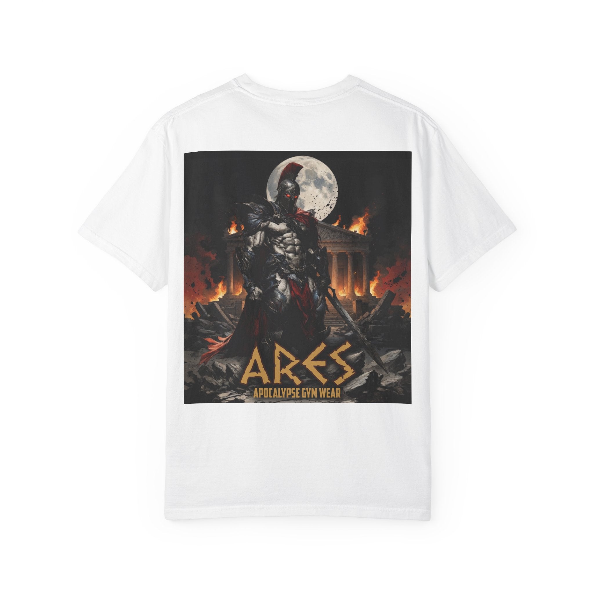 Ares Warrior T-Shirt — Mythic Spartan Graphic Tee (Apocalypse Gym Wear)