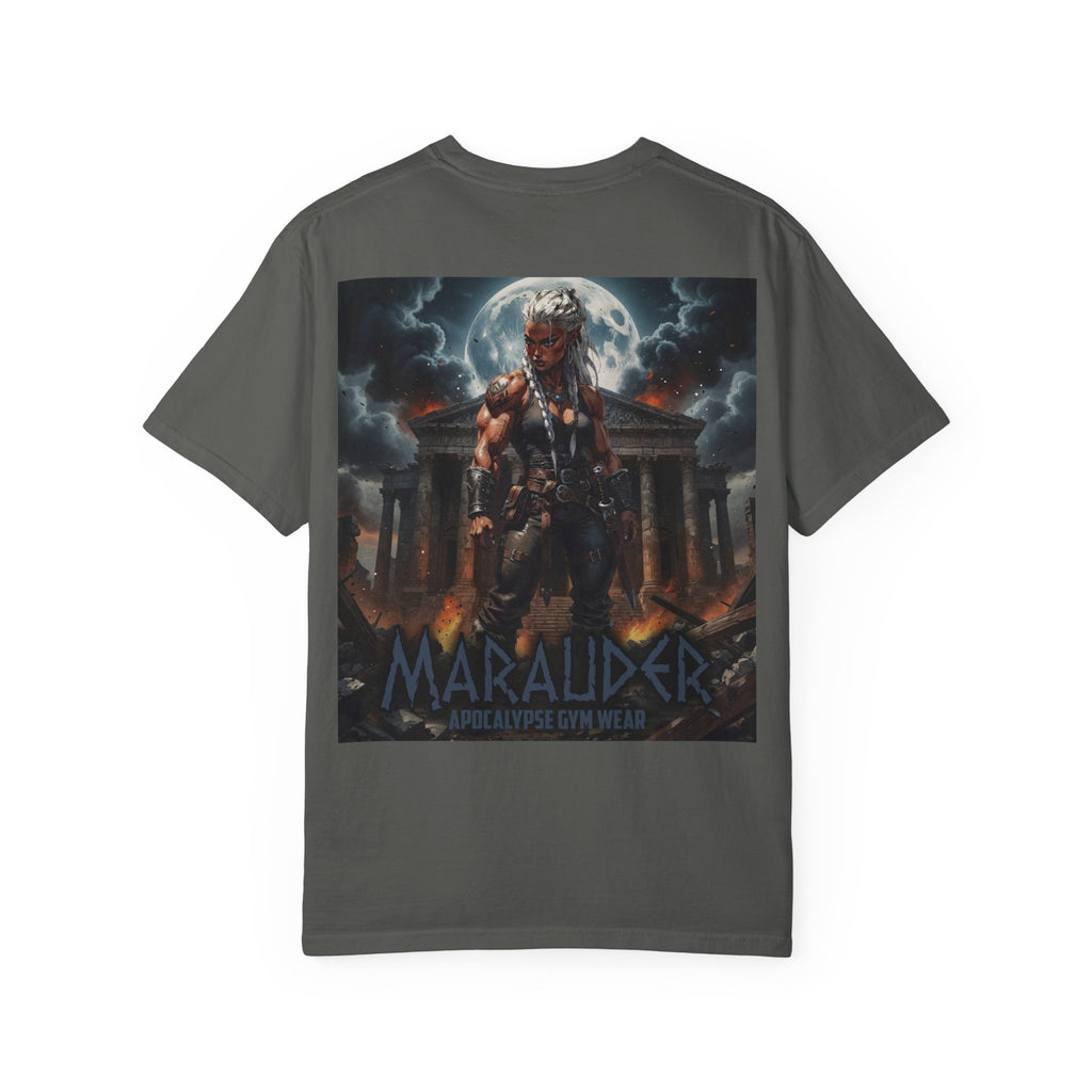 Apocalypse Marauder Pump Cover - Heavyweight Bodybuilding Shirt - Dark Fantasy Gym Wear - Oversized Powerlifting Graphic Tee