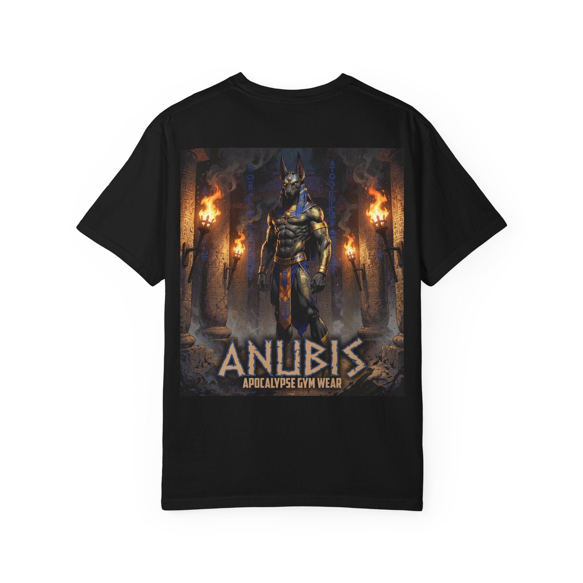 Anubis Warrior Illustration T-shirt | Ancient Egyptian God Design
