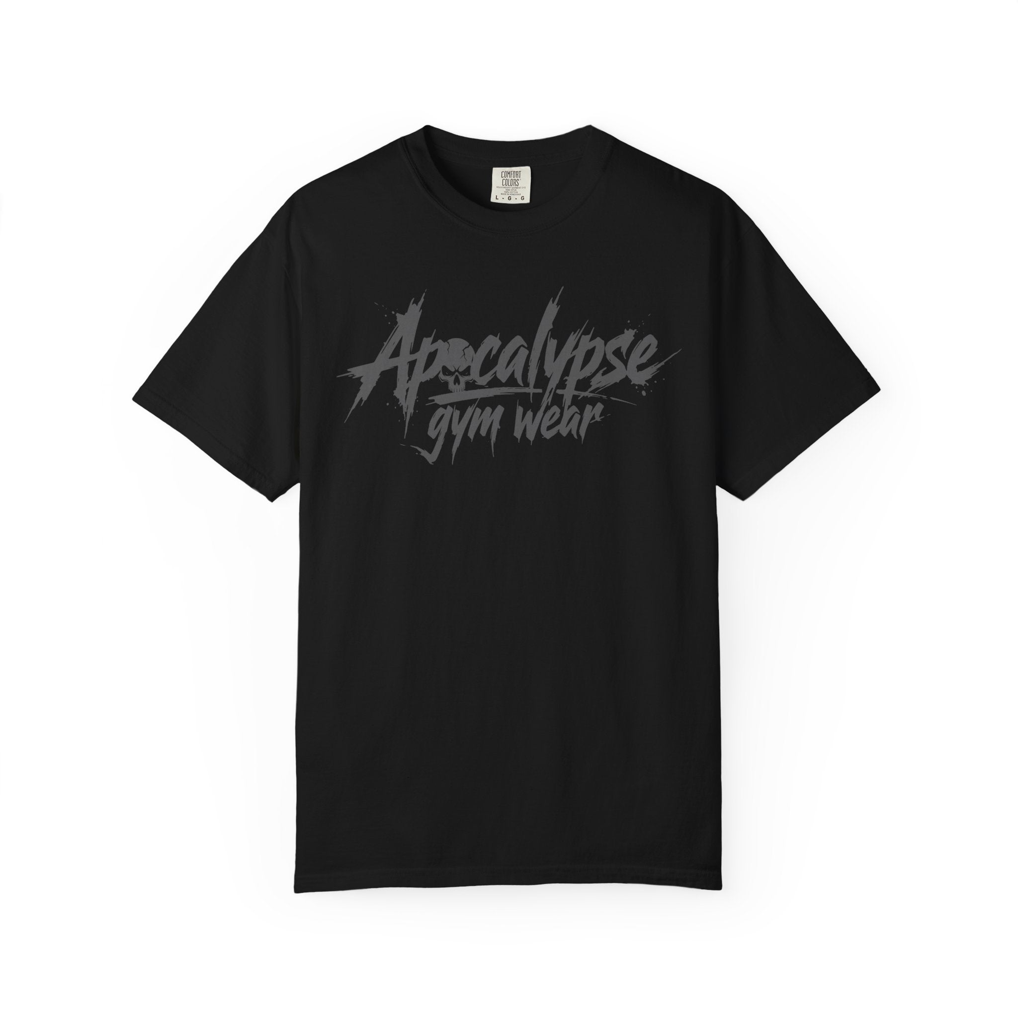 Front Logo Heavyweight Gym T-Shirt | Apocalypse Gym Wear Pump Cover