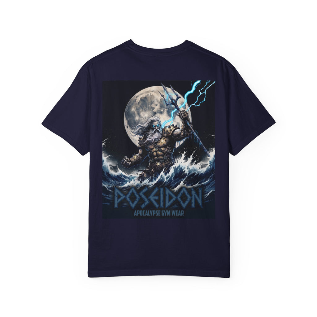 Poseidon Trident Graphic T-Shirt | Mythology Ocean Wave Tee