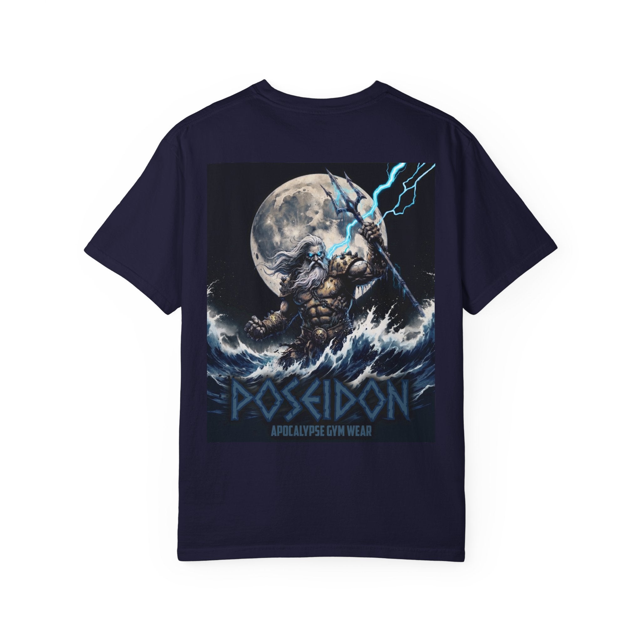 Poseidon Trident Graphic T-Shirt | Mythology Ocean Wave Tee