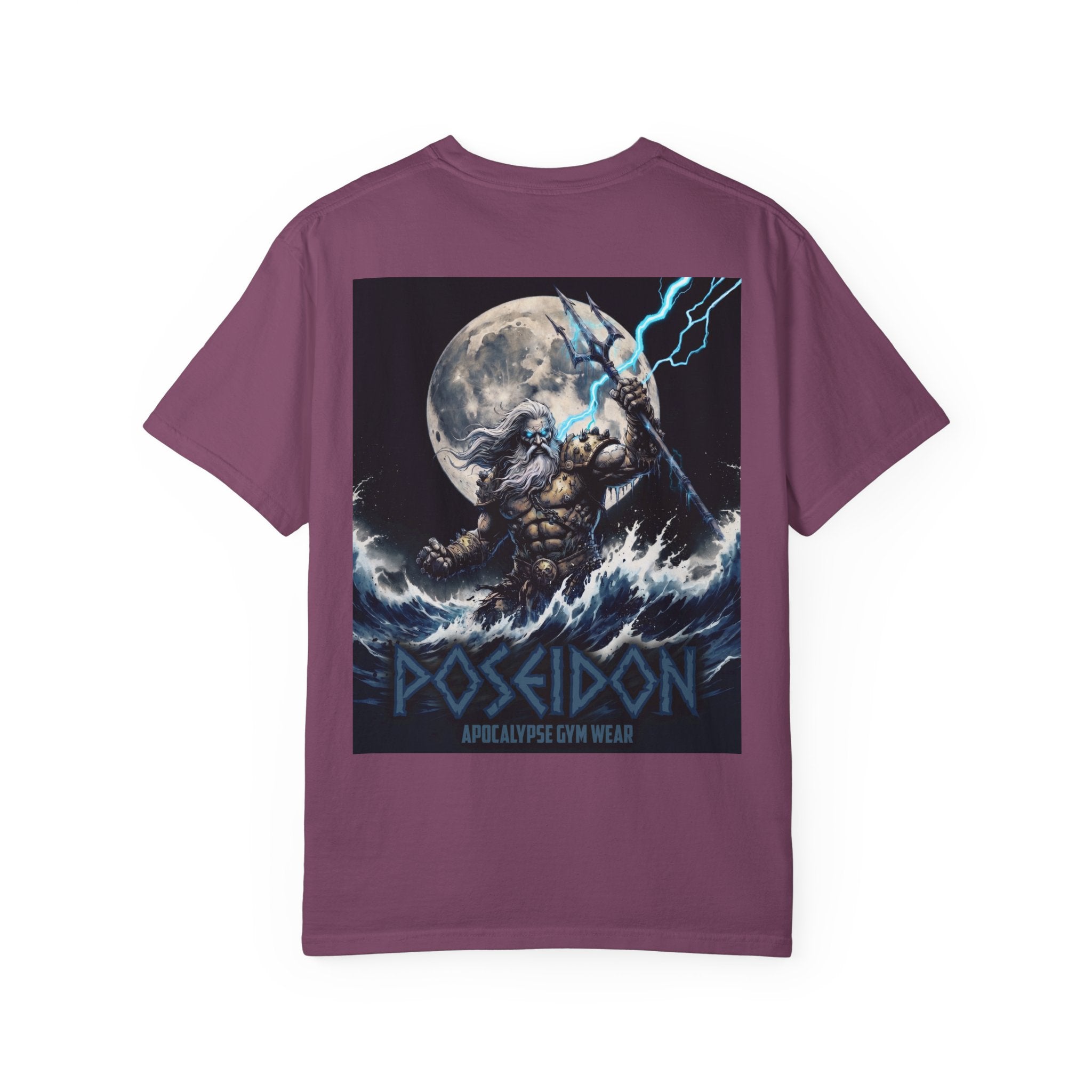 Poseidon Trident Graphic T-Shirt | Mythology Ocean Wave Tee