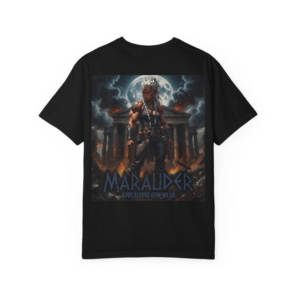 Apocalypse Marauder Pump Cover - Heavyweight Bodybuilding Shirt - Dark Fantasy Gym Wear - Oversized Powerlifting Graphic Tee