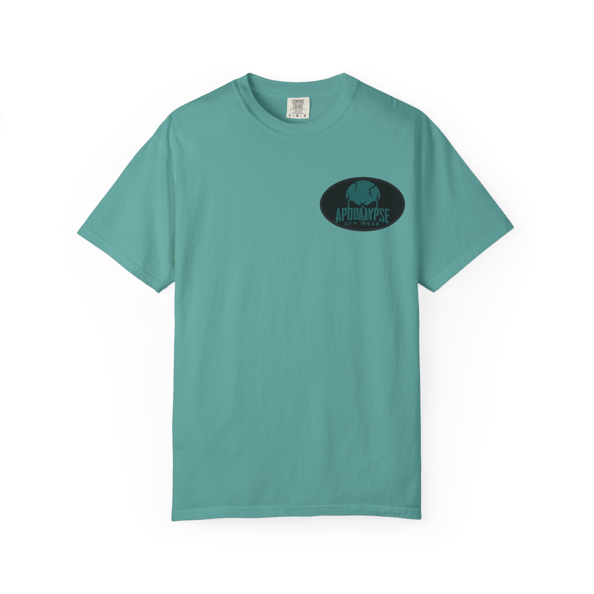 Apocalypse Gym Wear Origin Badge Oversize Tee | Heavyweight Minimalist Pump Cover