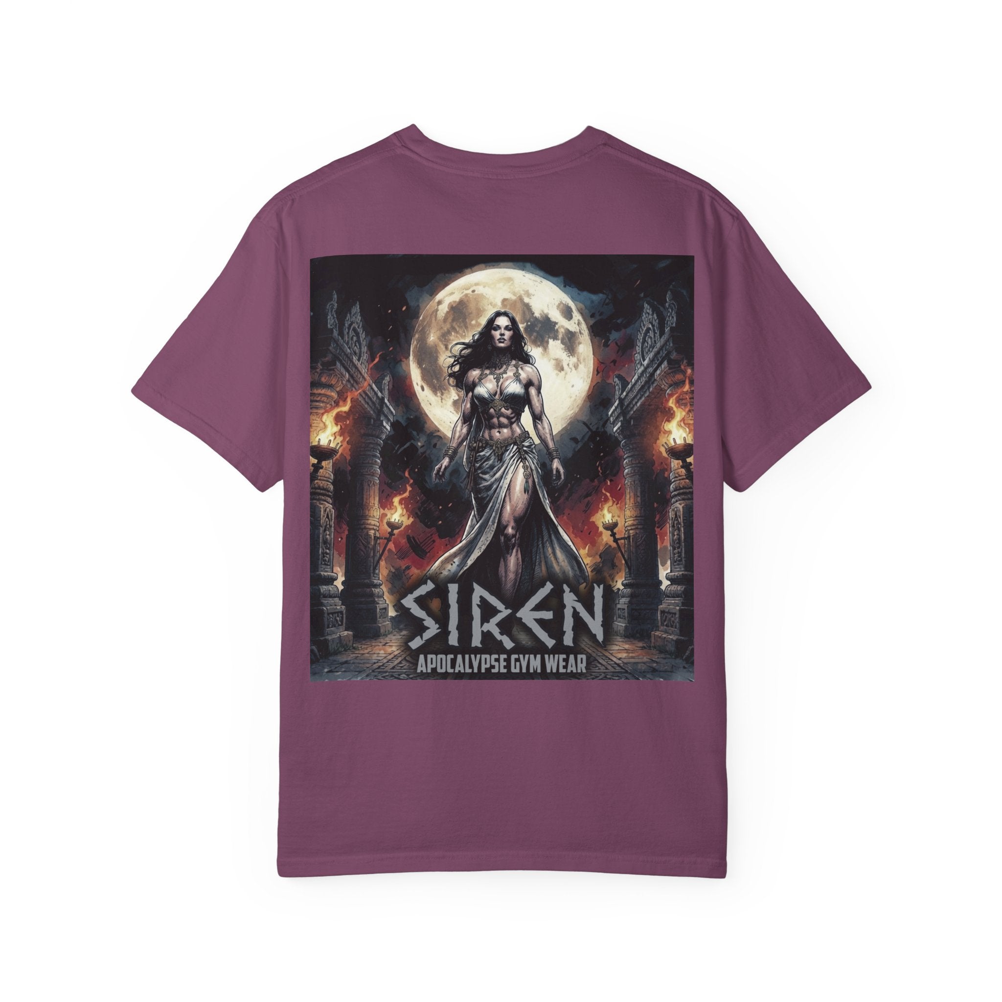 Siren Moon Warrior T-shirt | Gothic Fantasy Graphic Tee