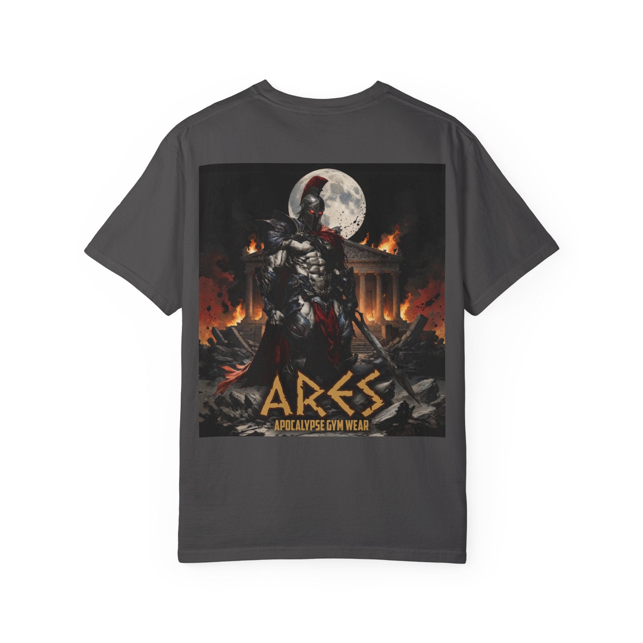 Ares Warrior T-Shirt — Mythic Spartan Graphic Tee (Apocalypse Gym Wear)