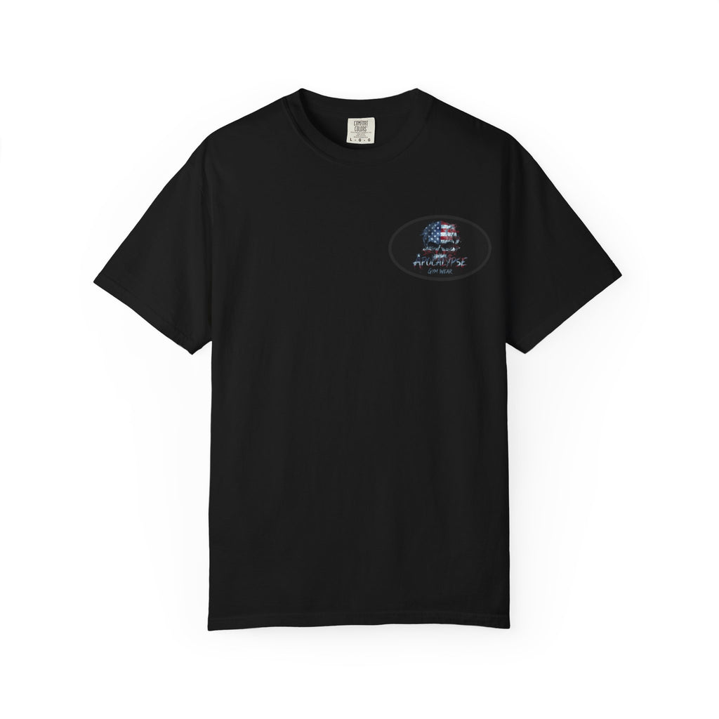 Patriotic Skull Heavyweight T-Shirt and Pump Cover
