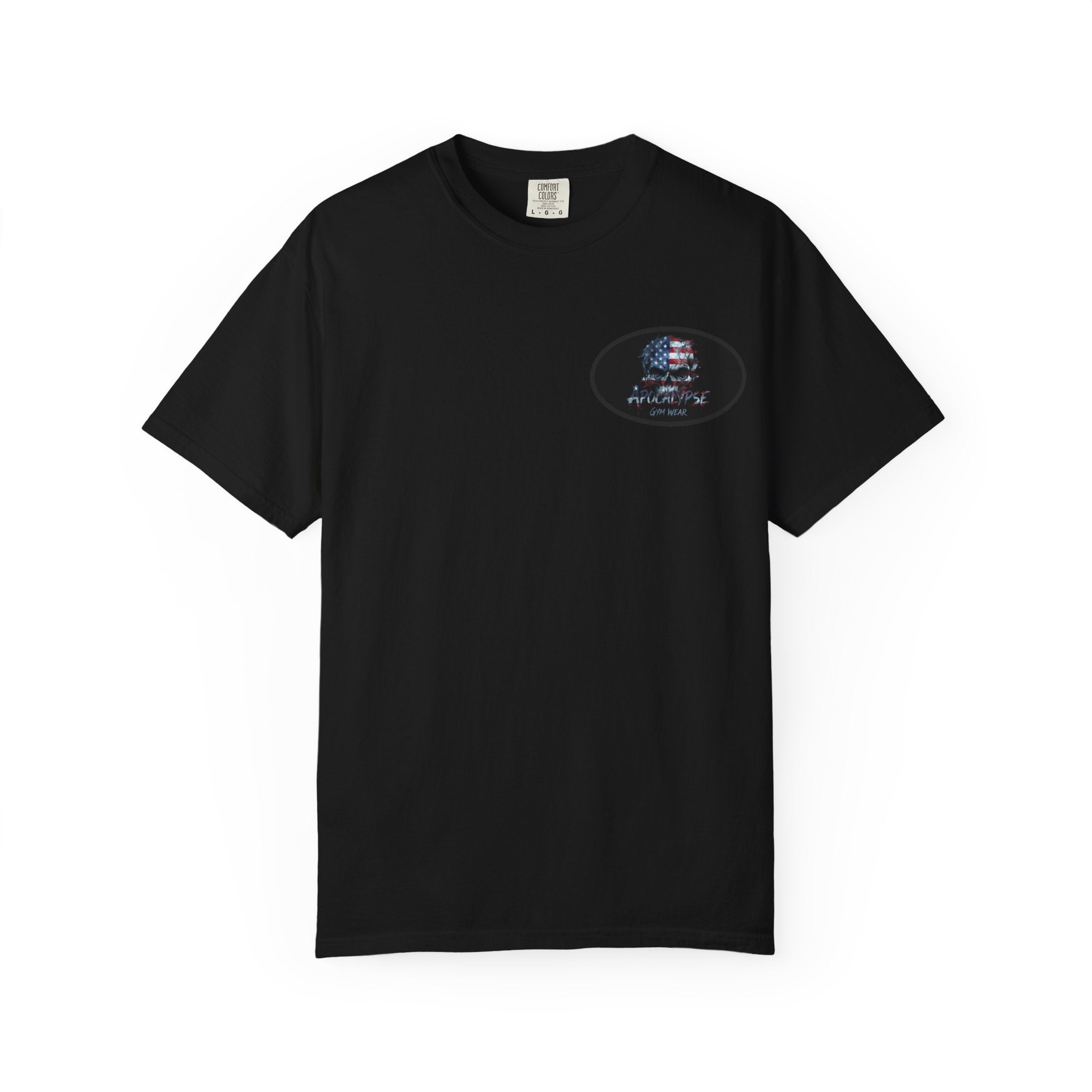Patriotic Skull Heavyweight T-Shirt and Pump Cover