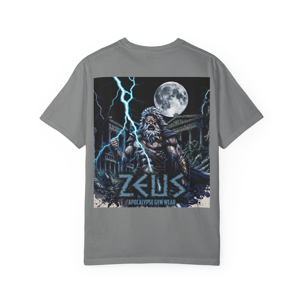 Zeus Apocalypse Pump Cover | Heavyweight Greek Mythology Gym Shirt | Dark Aesthetic Lifting Tee