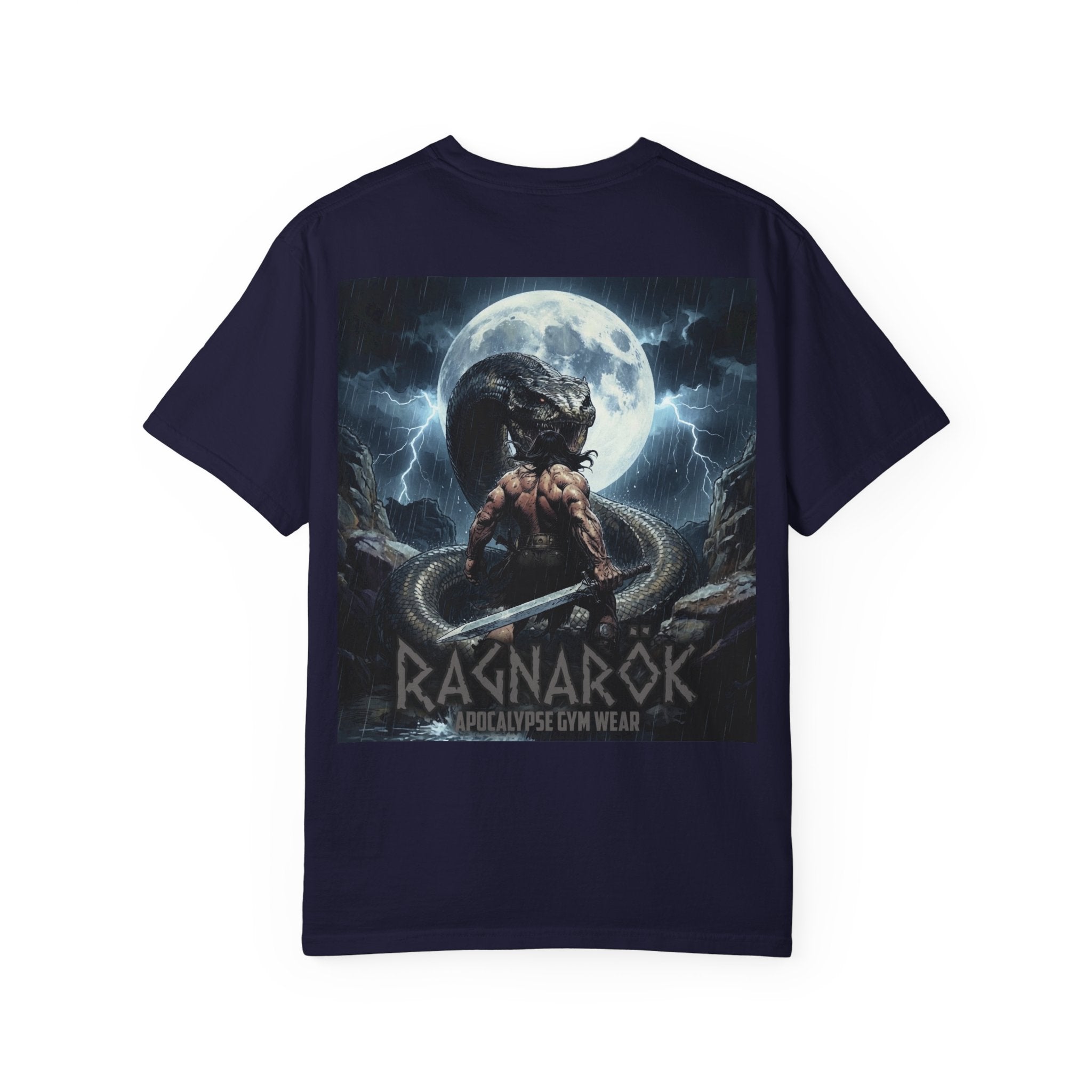 Ragnarok Viking T-Shirt — Moonlit Warrior Graphic Tee