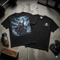 Thor Lightning Illustration T-Shirt | Mythic Norse God Tee