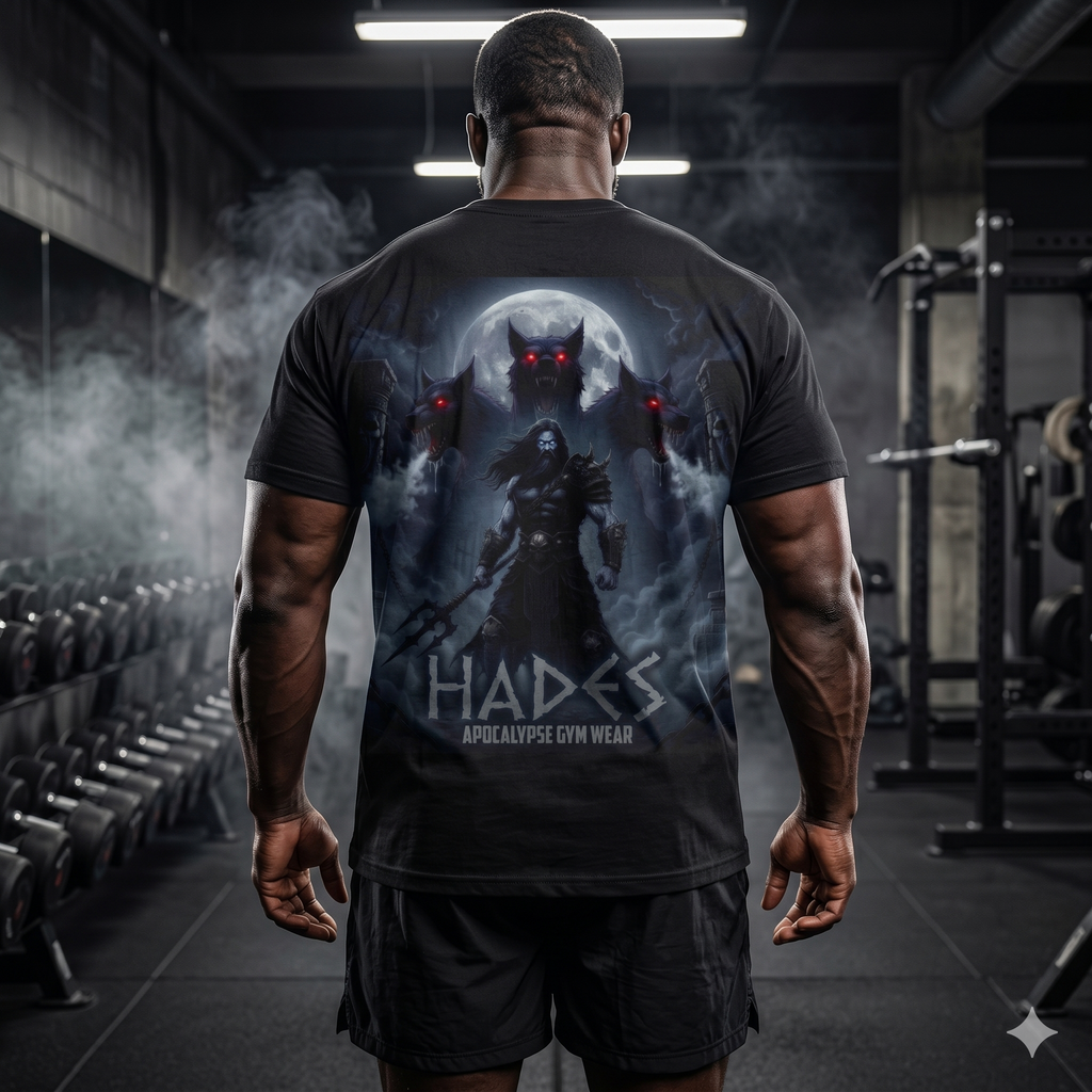 Hades Apocalypse Graphic T-Shirt | Mythological Underworld Illustration
