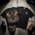 Anubis Warrior Illustration T-shirt | Ancient Egyptian God Design