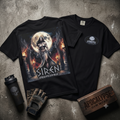 Siren Moon Warrior T-shirt | Gothic Fantasy Graphic Tee