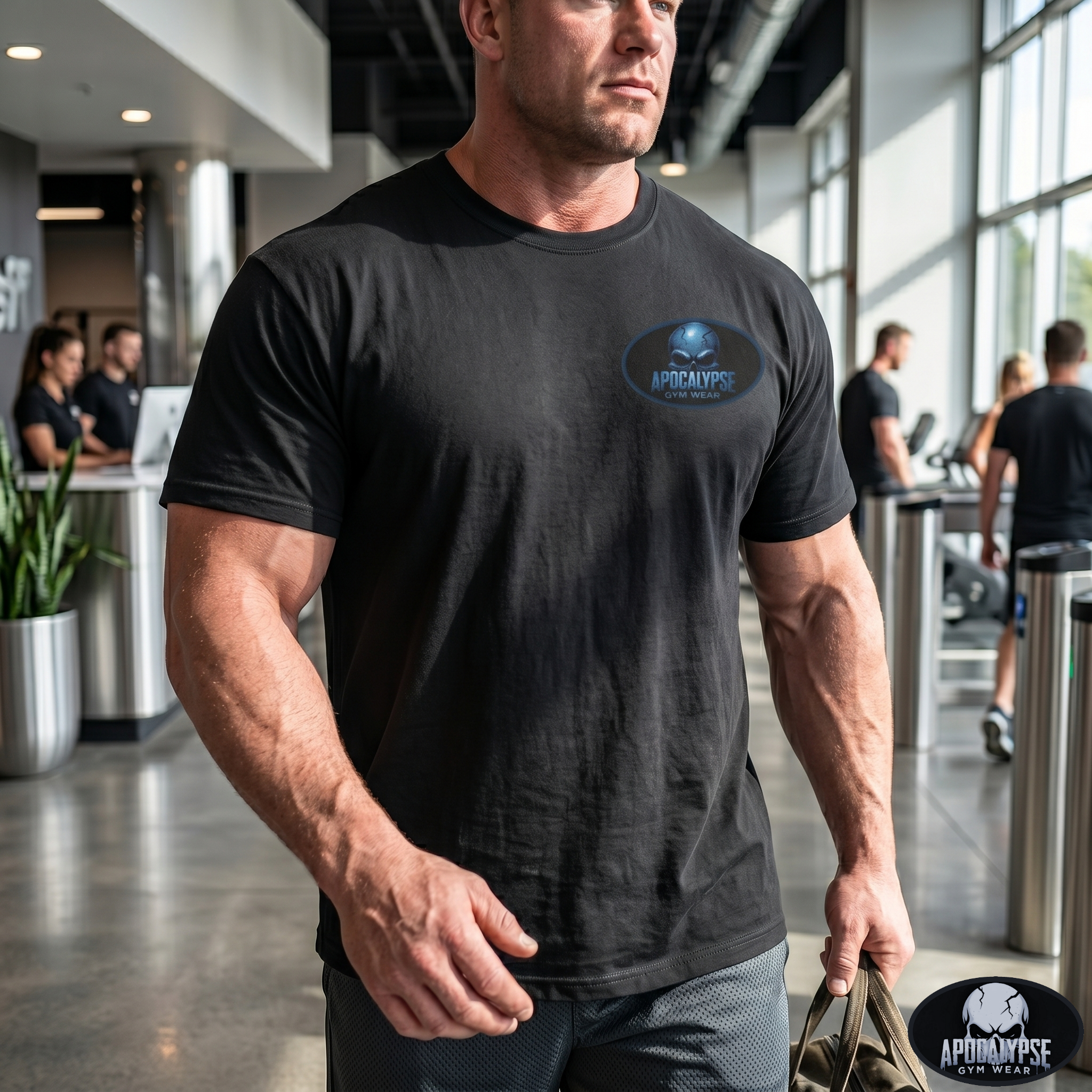 Apocalypse Bio Crest Oversize Tee | Heavyweight Back Print Pump Cover