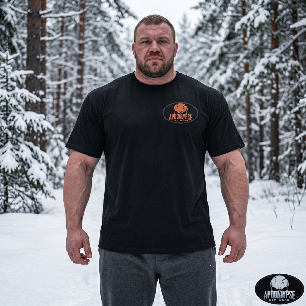 Thor Norse God oversize Tee | Heavyweight Mythic Pump Cover