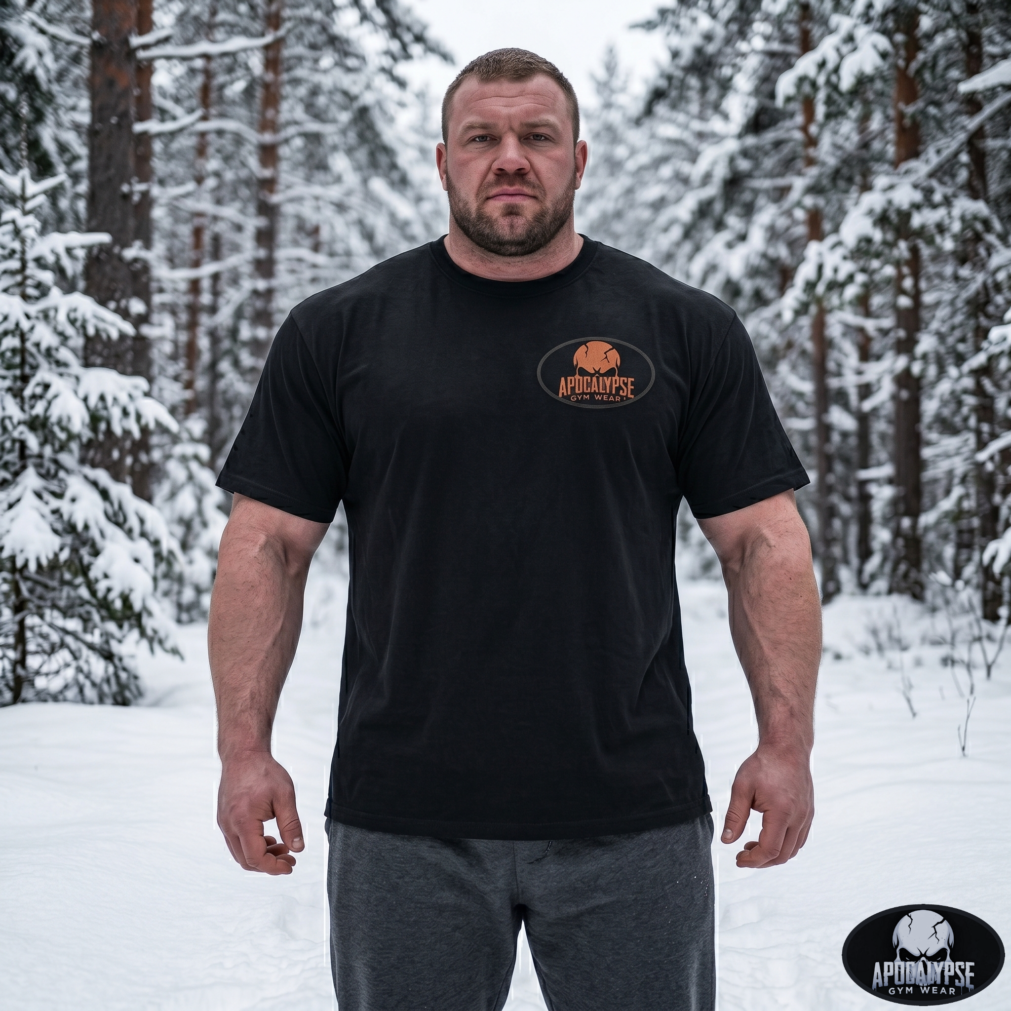 Thor Norse God oversize Tee | Heavyweight Mythic Pump Cover