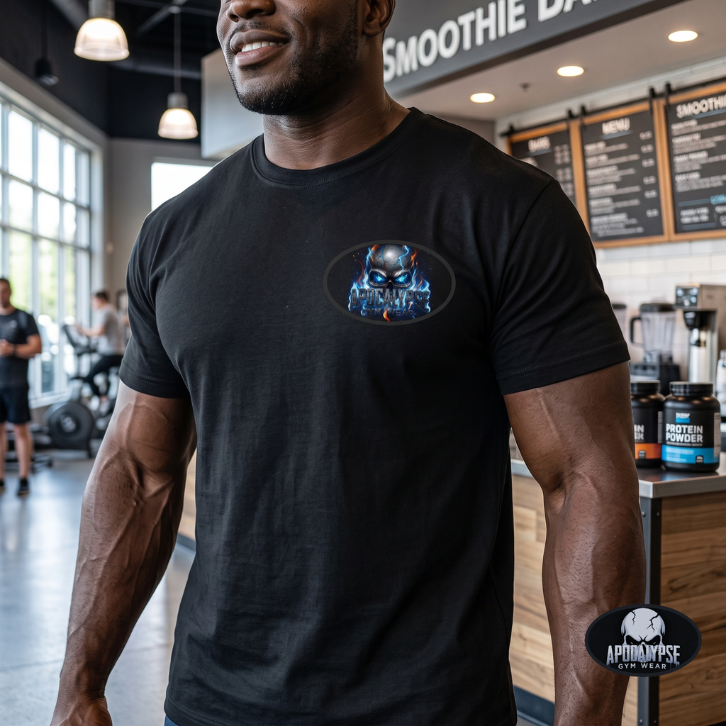 Plasma Hellfire Skull Heavyweight T-Shirt and Pump Cover