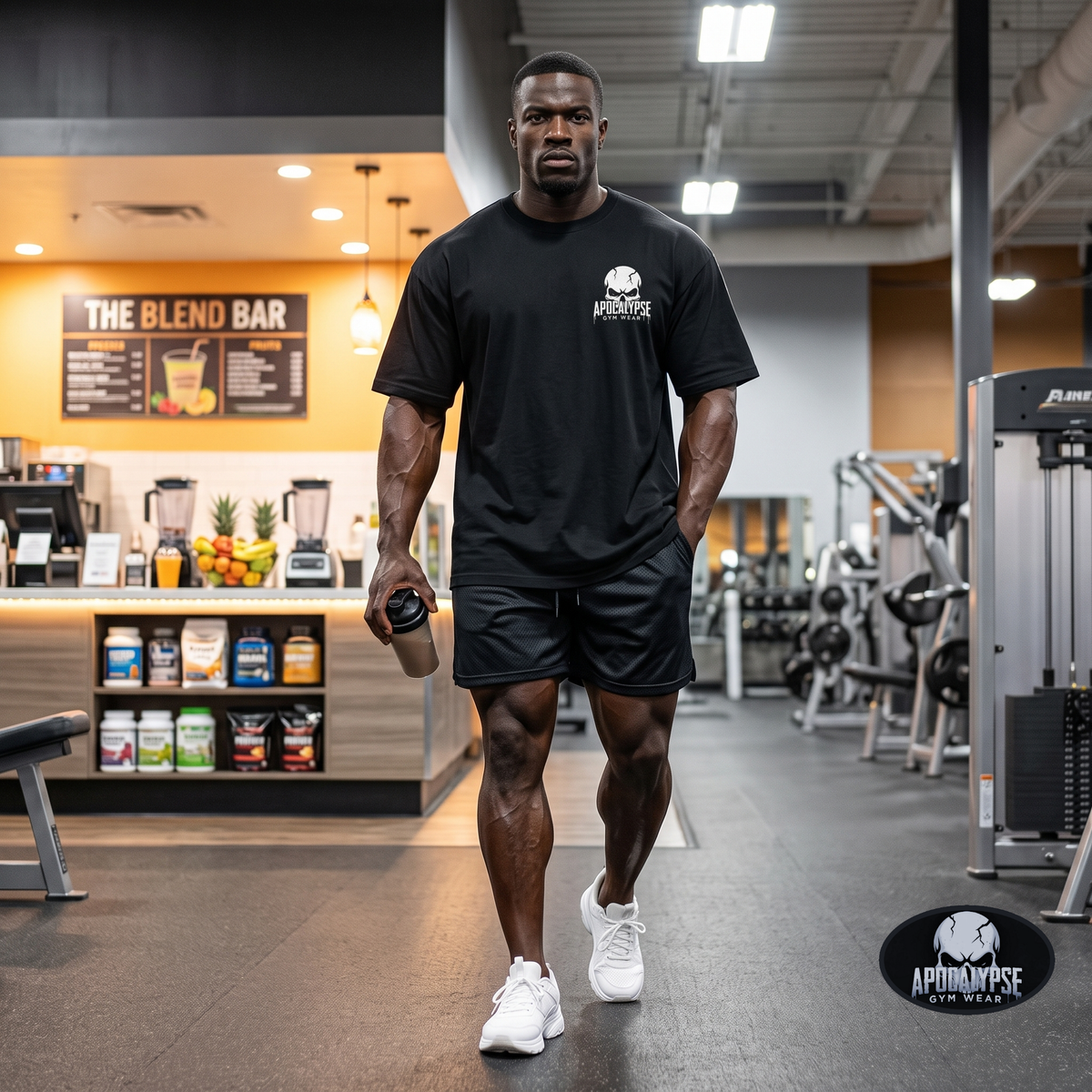 Cracked White Skull Heavyweight Oversized Gym T-Shirt | Apocalypse Gym Wear Pump Cover