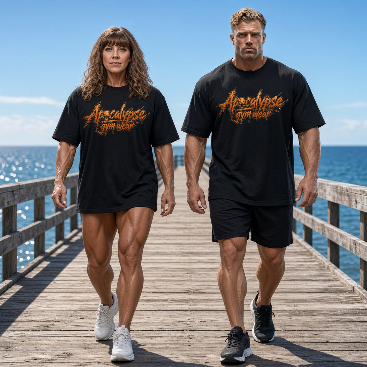 Corroded Copper Chisel Oversized Heavyweight Gym Long Sleeve | Apocalypse Gym Wear Pump Cover