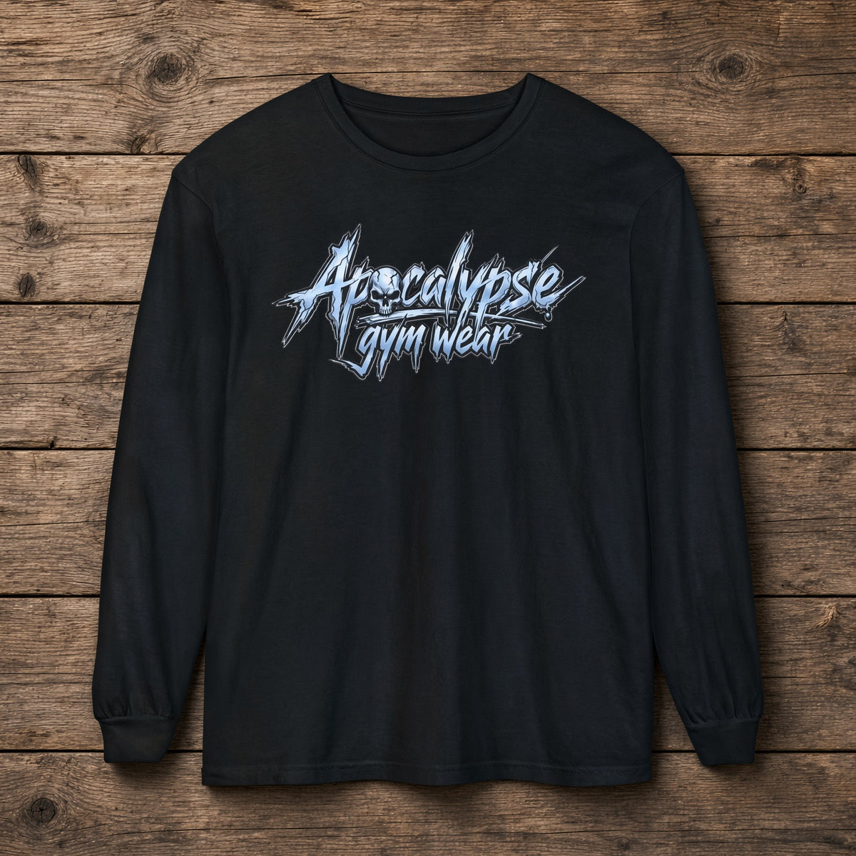 Lunar Steel Chisel Oversized Heavyweight Gym Long Sleeve | Apocalypse Gym Wear Pump Cover