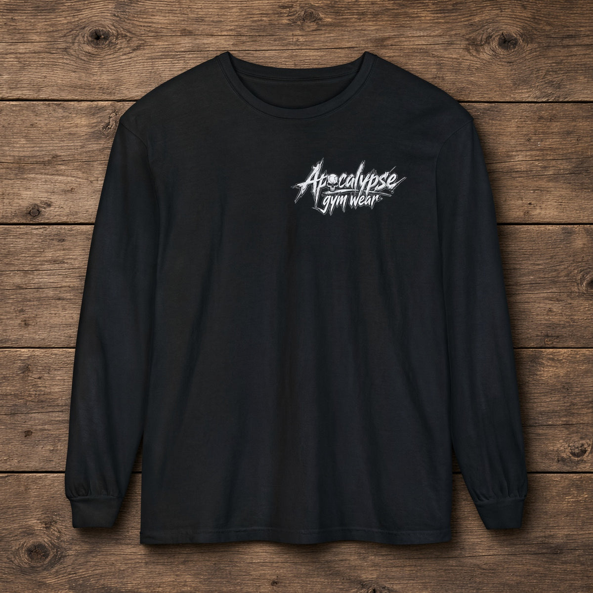 Asylum Three Skulls Heavyweight Oversized Gym Shirt | Apocalypse Gym Wear Pump Cover