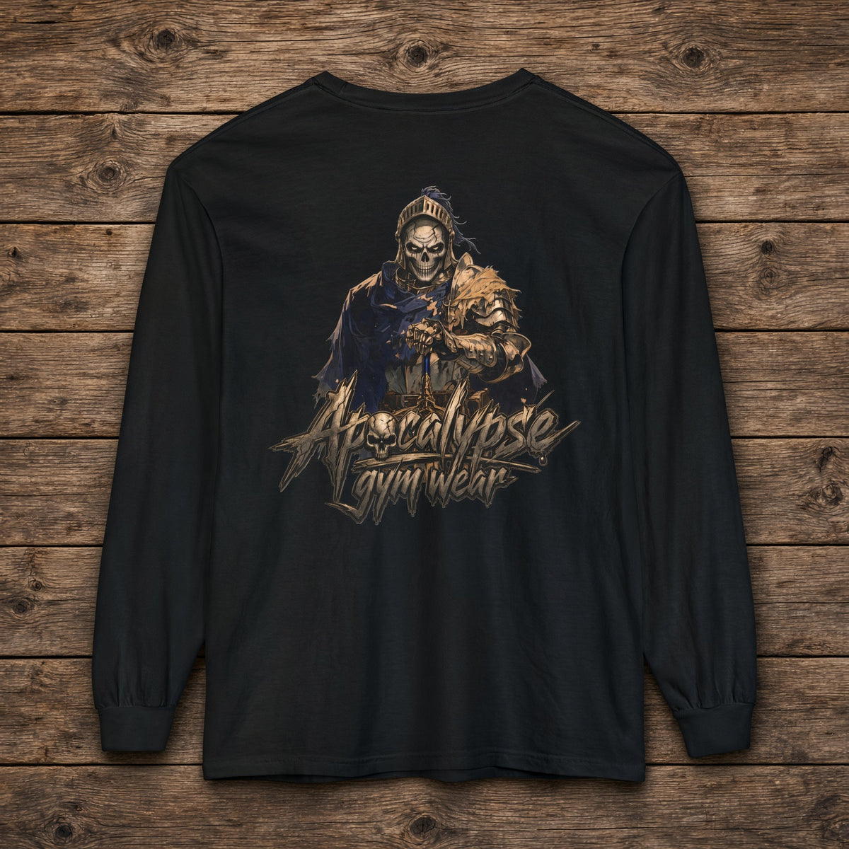 Undead Knight Heavyweight Oversized Gym Shirt | Apocalypse Gym Wear Pump Cover