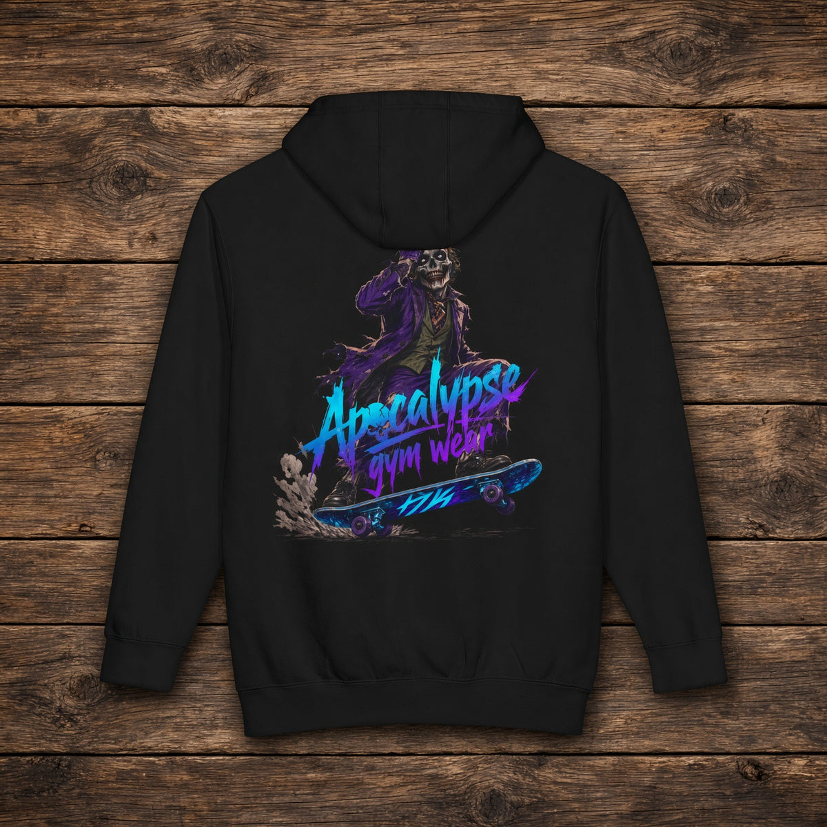 Psychotic Clown Heavyweight Oversized Hoodie | Apocalypse Gym Wear
