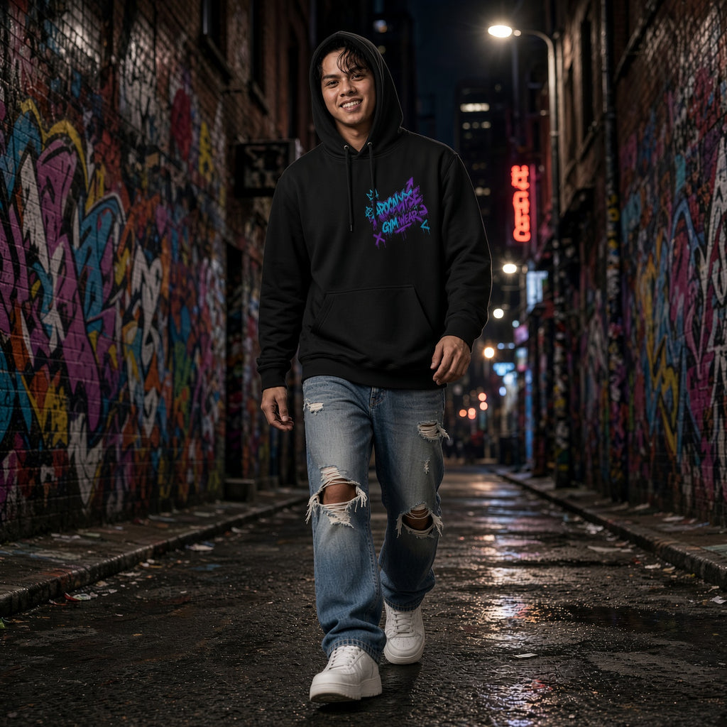 Color Riot Graffiti Brand Anchor Heavyweight Hoodie | Apocalypse Gym Wear