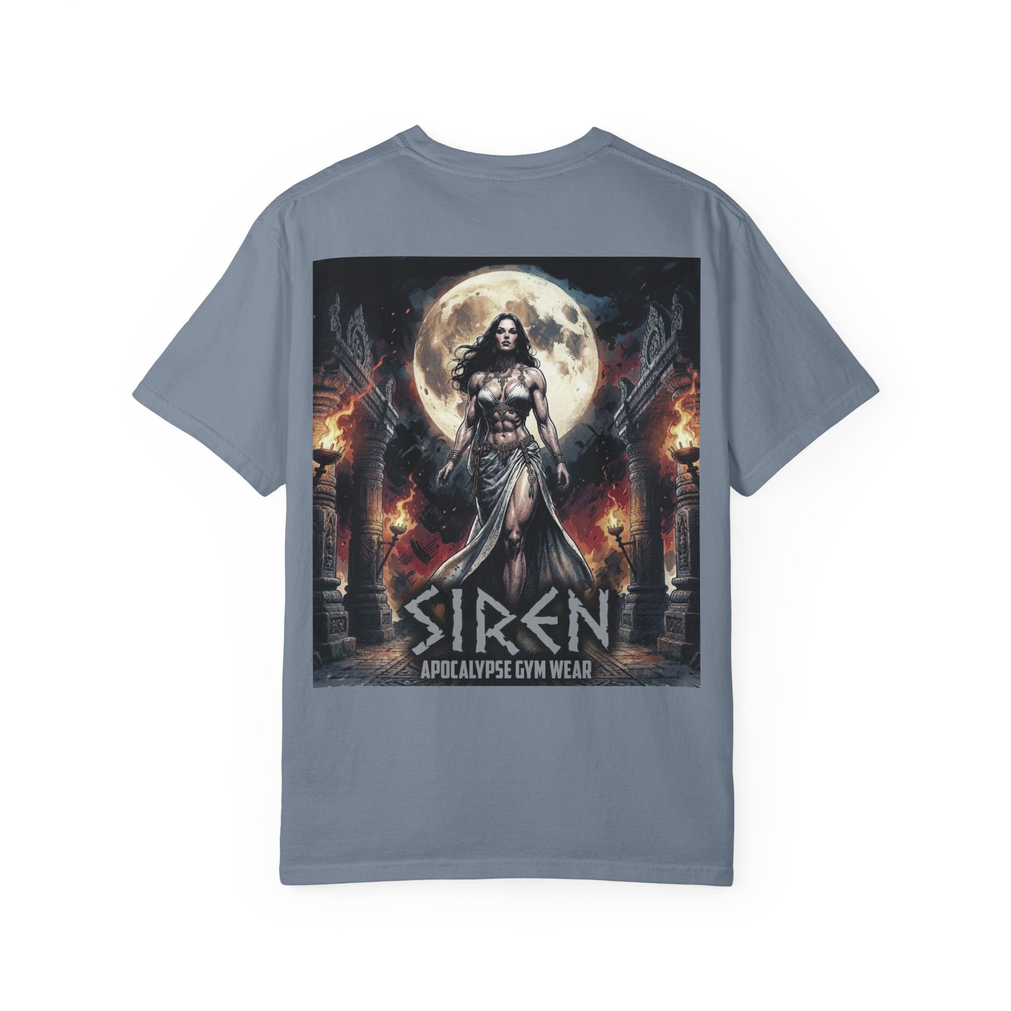 Siren Moon Warrior T-shirt | Gothic Fantasy Graphic Tee