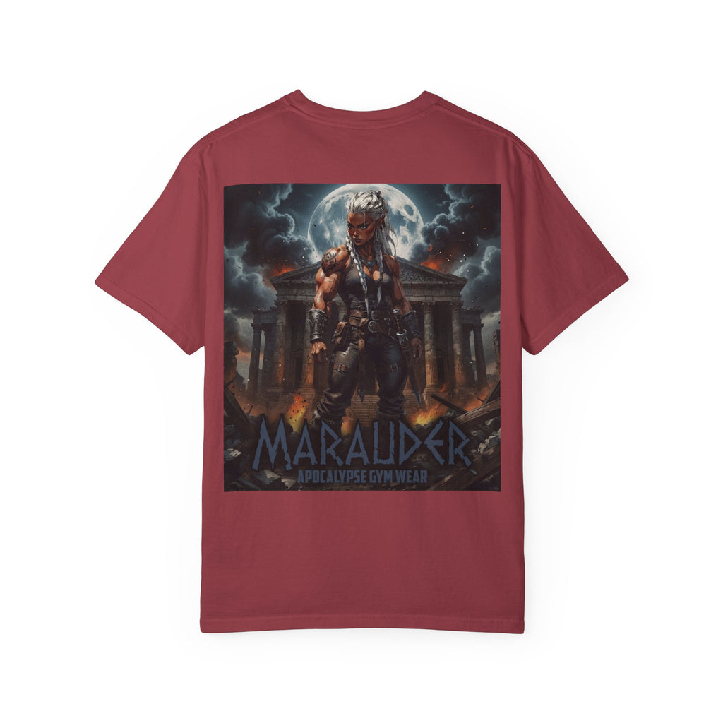 Apocalypse Marauder Pump Cover - Heavyweight Bodybuilding Shirt - Dark Fantasy Gym Wear - Oversized Powerlifting Graphic Tee