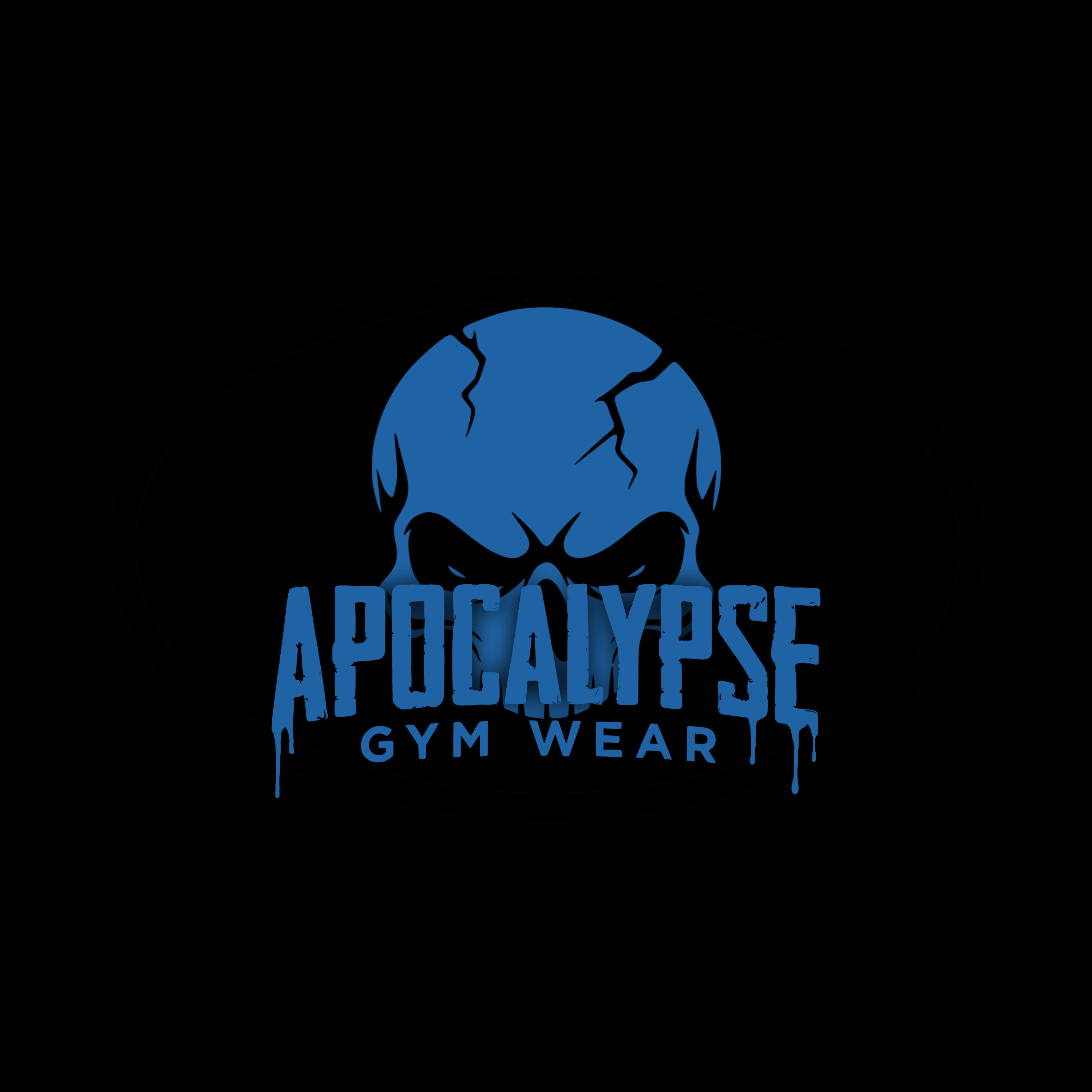 Apocalypse Gym Wear Logo Pump Cover — Skull Logo Oversize Tee