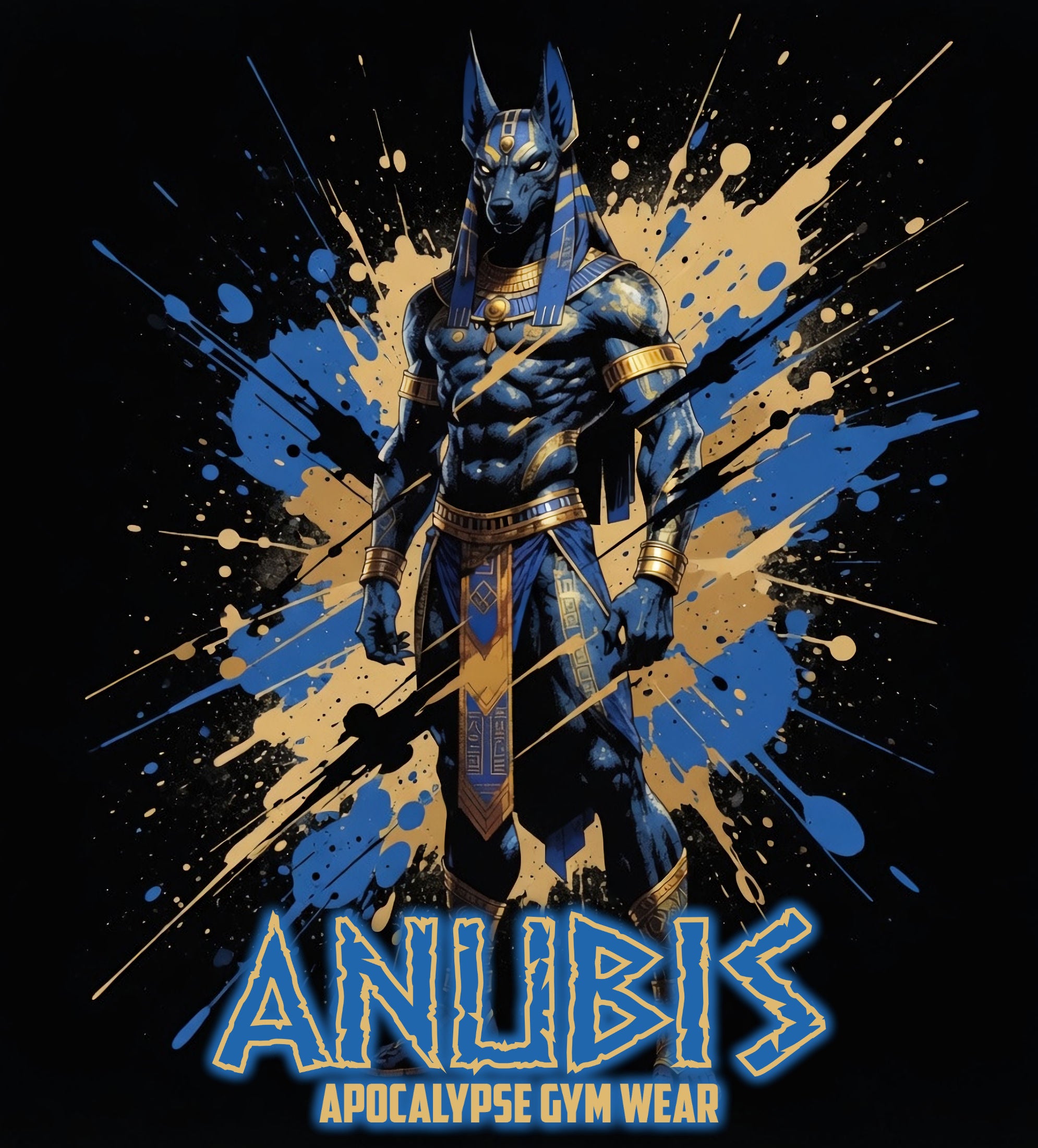 Anubis Apocalypse Pump Cover - Oversized Workout Gym Shirt