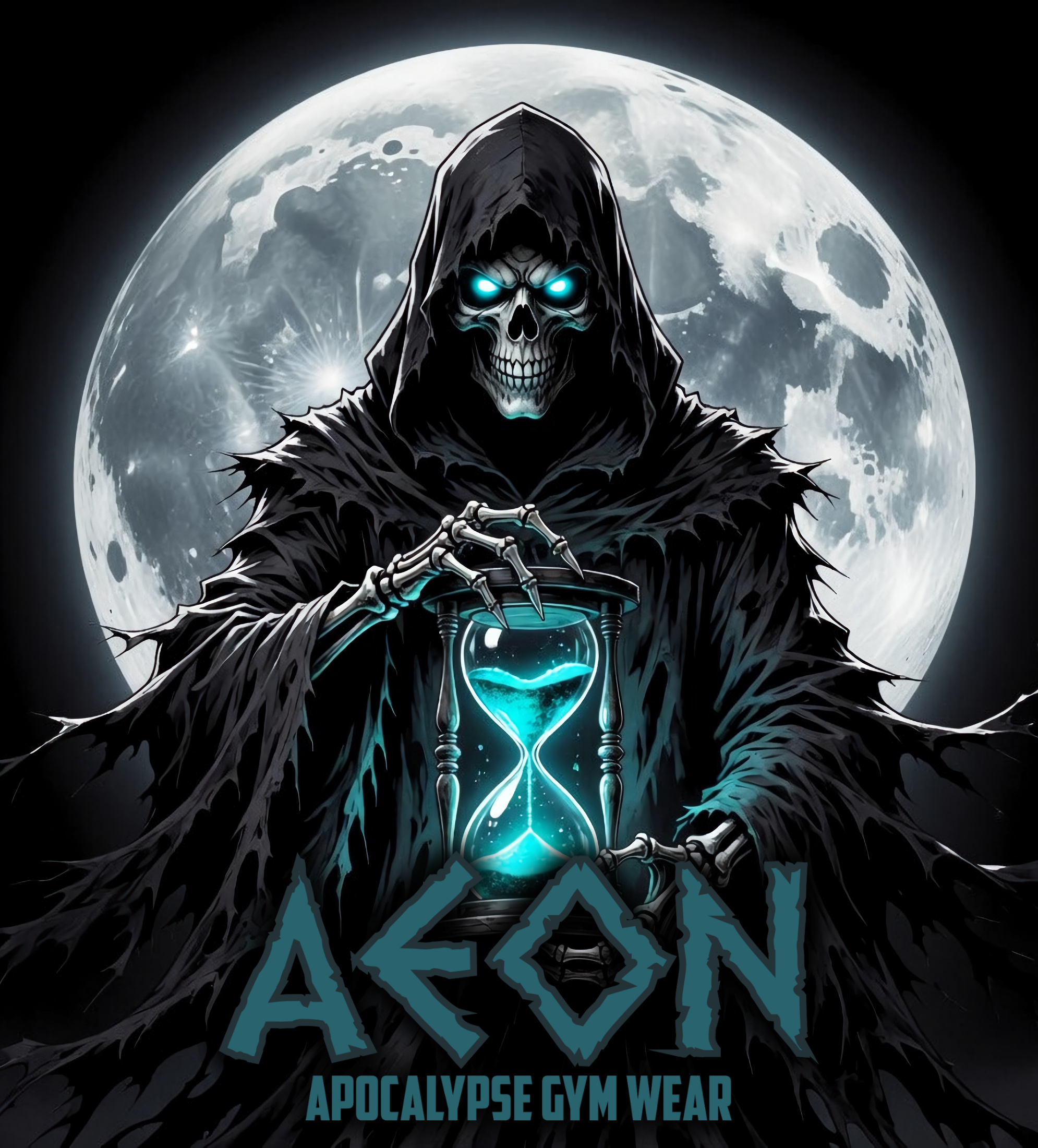 Aeon Grim Reaper Pump Cover - Oversized Bodybuilding Shirt