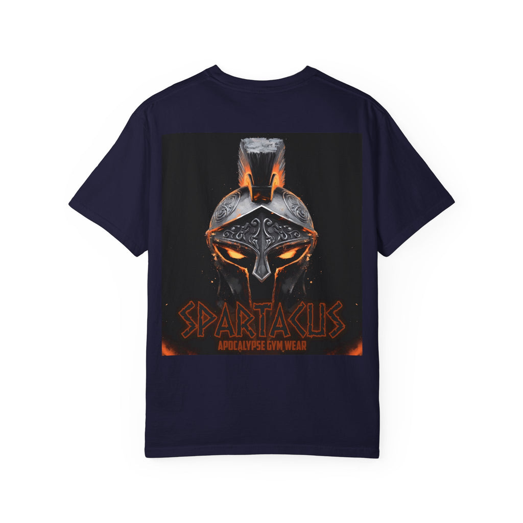 Spartan Helmet Apocalypse T-shirt | Gladiator Skull Warrior Tee