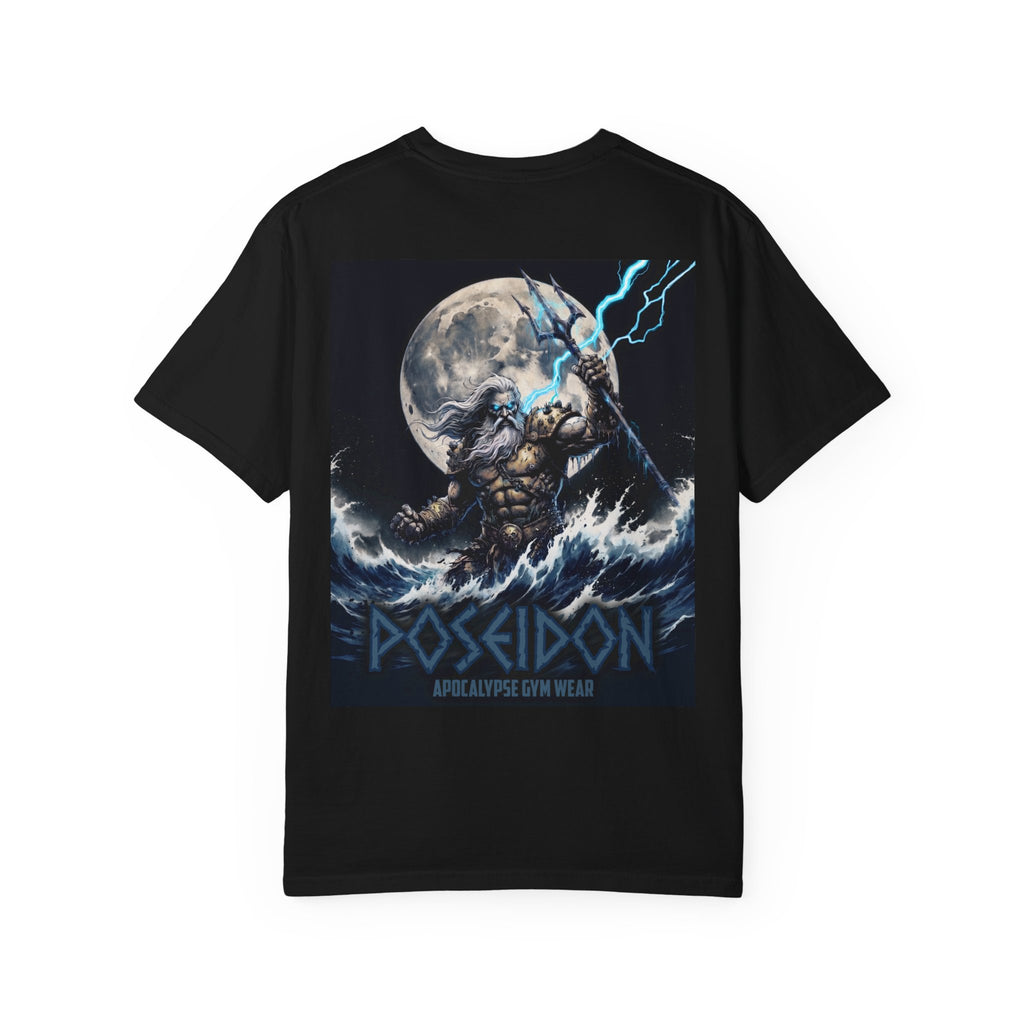 Poseidon Trident Graphic T-Shirt | Mythology Ocean Wave Tee