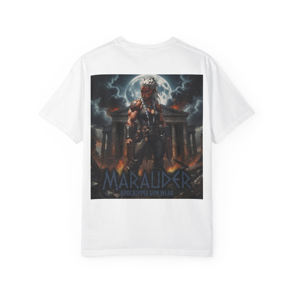 Apocalypse Marauder Pump Cover - Heavyweight Bodybuilding Shirt - Dark Fantasy Gym Wear - Oversized Powerlifting Graphic Tee
