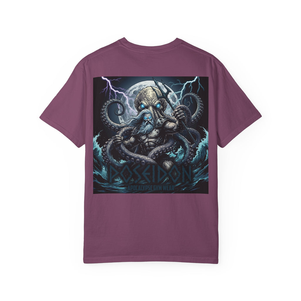 Poseidon Apocalypse octopus crewneck T-shirt | Mythic Sea Monster graphic tee