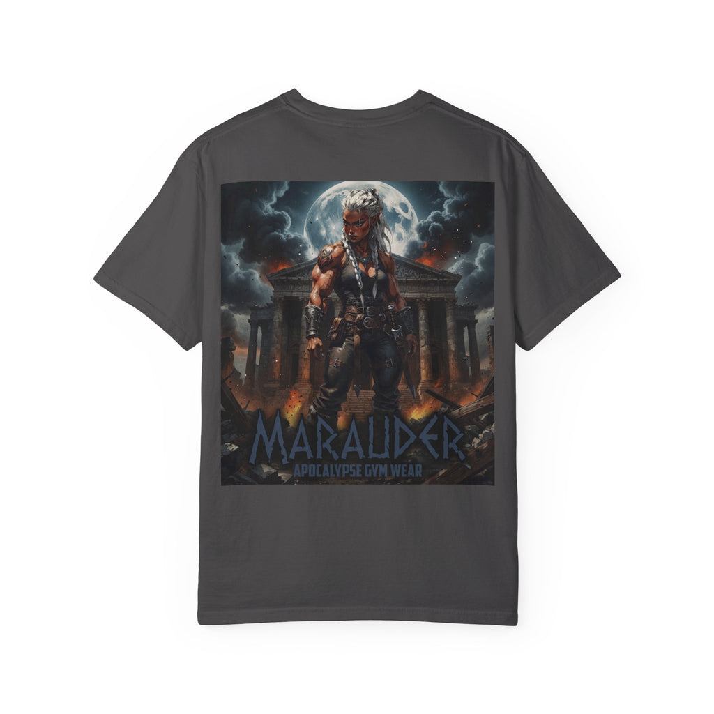 Apocalypse Marauder Pump Cover - Heavyweight Bodybuilding Shirt - Dark Fantasy Gym Wear - Oversized Powerlifting Graphic Tee
